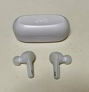 ★中古 JVC KENWOOD HA-A7T Bluetooth ワイヤレス ヘッドセット イヤホン ホワイト ジャンク★