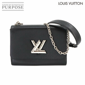 新品同様 ルイ ヴィトン LOUIS VUITTON エピ ツイスト MM チェーン ショルダー バッグ レザー ノワール M50282 Epi Twist MM 90241400