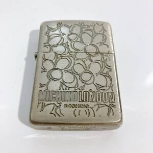 １円スタート ZIPPO/ジッポー MICHIKO LONDON/ミチコロンドン 鏡面加工 1990年製 /