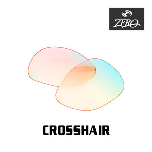 オークリー サングラス 交換レンズ クロスヘアー ミラーレンズ CROSSHAIR OAKLEY ZERO TECH BASE製 互換レンズ