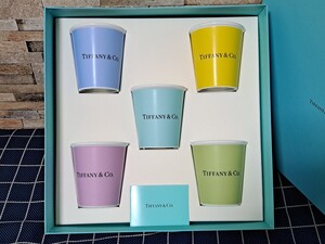 TIFFANY ティファニー ペーパーカップ コーヒー ファインボーンチャイナ