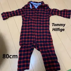 Tommy Hilfiger チェックシャツロンパース　80cm