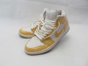 ナイキ NIKE 【並品】AIR JORDAN1 PHAT 30.0cm イエロー 364770-102