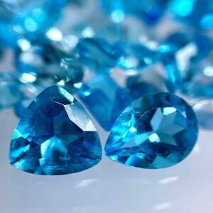 1円〜!!●ブルートパーズおまとめ100.5ct●d 約20.1g ルース 裸石 ジュエリー jewelry blue topaz w3 59