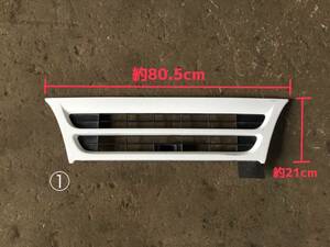 ① 標準 エルフ 前期 ラジエーター グリル 純正白 割れあり K 230318 即日発送可 ヤフオク イスズ 140s