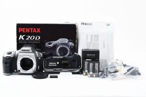 美品 希少 PENTAX K20 D チタンカラー プレミアムキット 付属品多数 ペンタックス K20D 元箱【動作確認済】#7184