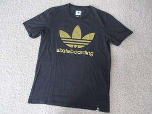 ★adidas*アディダス★黒skateboardingTシャツ