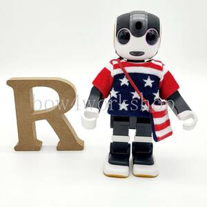 ロボホン RoBoHoN ロボホンの服ハンドメイド　アメリカTシャツ＆ポシェットセット 