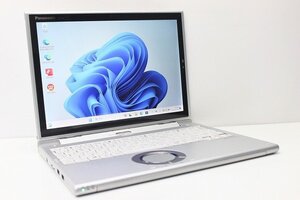 1円スタート ノートパソコン 2in1PC Windows11 Panasonic レッツノート CF-XZ6 第7世代 Core i5 SSD256GB メモリ8GB WPS office搭載