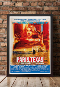 フランス版ポスター『パリ、テキサス』 (Paris,Texas) #2★ロードムービー/ヴィム・ヴェンダース/ライ・クーダー/ルート66