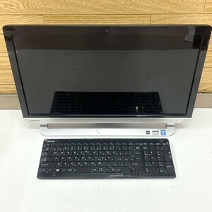 ジャンク TOSHIBA 東芝 dynabook D614/54LBS PD61454LBXBS3 一体型 PC デスクトップパソコン /キーボード KG-1177!