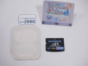 ◆カメラ2668◆ xDピクチャーカード　2GB Type M＋ OLYMPUS オリンパス Used ～iiitomo～