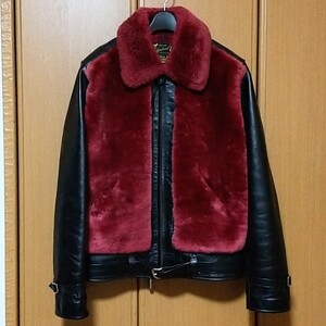 東洋エンタープライズ Laskinlamb ラスキンラム LAKELAND 実名復刻 グリズリージャケット 熊ジャン 40 Buzz rickson