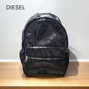 DIESEL ディーゼル バックパック エナメル ブラック