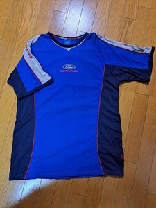 激レア★FORD RACING Tシャツ★Lサイズ★イギリスで購入★フォードオフィシャル品★本物★1回着用洗濯★しっかりしたお品物です！