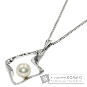 MIKIMOTO ミキモト パール　真珠 ネックレス シルバー レディース 中古