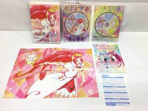 V226 アニメ Blu-ray ドキドキ!プリキュア Vol.3 初回限定版 スリーブケース&ビジュアルシート BD ブルーレイ