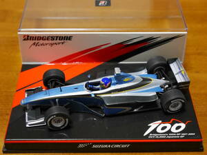 送料込み 1/43 ミニチャンプス BAR テストカー J.ビルニューブ 日本GP 2002 ブリジストン100戦記念パッケージ 激レア！