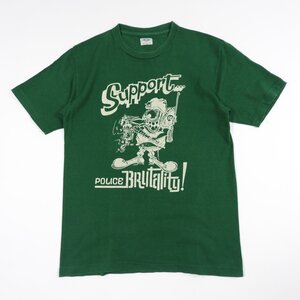 DUBBLE WORKS ダブルワークス プリント Tシャツ グリーン size S #27298 送料360円 ウエアハウス トップス アメカジ