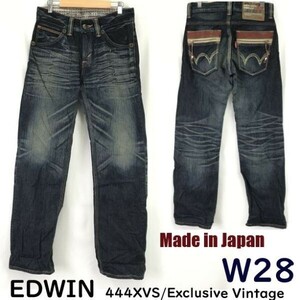 日本製★エドウィン/EDWIN★444XVS/Exclusive Vintageウエスタン/ストレートデニムパンツ【メンズW28/股下85cm】Pants/Trouser◆pBH617-g