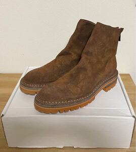 UNDERCOVER × NONNATIVE × GUIDI BACK ZIP MIDDLE BOOTS LT.BROWN 43 グイディ バックジップミドルブーツ アンダーカバー ノンネイティブ