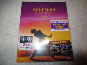 ボヘミアン・ラプソディー 初回生産限定 Blu-ray DVD ポストカード付き 新品送料込み即決です。