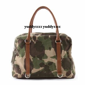 新品タグ付 ROSE BUD マルコビアンキーニ MARCO BIANCHINI 13075 MILITARE SUEDE HANDBAG ミリタリースエードハンドバッグ 牛革 即決