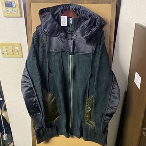 【新品】DIESEL 生地切替 デザインアウター Lサイズ