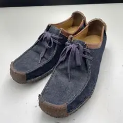 clarks warehouse コラボ ナタリー　デニム　ワラビー