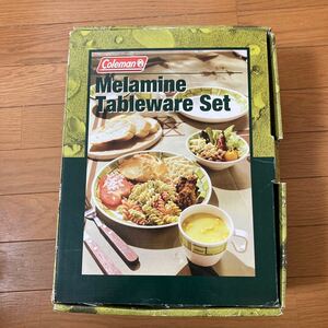 コールマン Coleman メラミンテーブルウェアセット Melamine Tableware Set Model170-9135 中古品