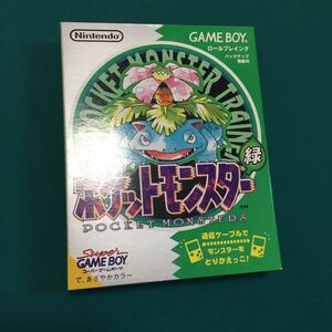 新品　ポケットモンスター ポケモン pokemon 緑　GREEN ゲームボーイ GB GAMEBOY