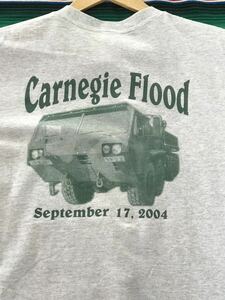 Carnegie Flood Tシャツ　フィラデルフィア　洪水　災害　アメリカ　ビンテージ　救助　世田谷ベース　企業　カンパニー　古着　アメカジ