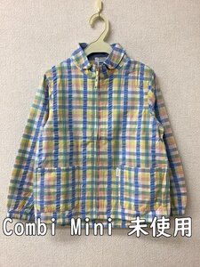 コンビミニ (Combi Mini) タグ付き未使用 シャツブルゾン カラフルチェック サイズ130