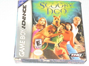 GBA★SCOOBY DOO 海外版 端子清掃済み ポスター付★箱付・説明書付・ソフト付