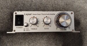 ラスト1台 人気商品 Lepai LP-2020A+ シルバー デジタルアンプ Digital Amplifier TA2020 