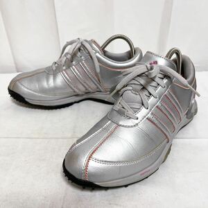 和311★ adidas GOLF アディダス ゴルフ シューズ トラクションライト FORMOTION 23.5 シルバー レディース