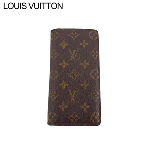 ルイ ヴィトン 長財布 ファスナー付き 財布 レディース メンズ ポルトフォイユブラザ M66540 モノグラム LOUIS VUITTON 中古