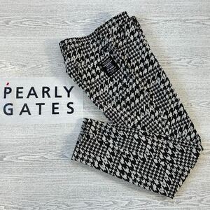 ☆新品☆マスターバニーエディション by PEARLY GATES / W78-82㎝ / MBE モール千鳥 ストレッチパンツ / サイズ４