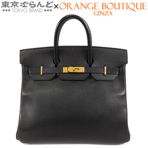 101728887 エルメス HERMES オータクロア 32 ○Y刻印 ブラック ゴールド金具 アルデンヌ ハンドバッグ レディース