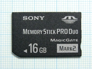 ★SONY メモリースティック PRO Duo １６ＧＢ 中古 ★送料６３円～