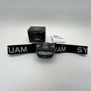 SYTUAM Battery multi-function Headlight ヘッドランプ 小型 5W 210lumens IPX4 45g (OI0320)