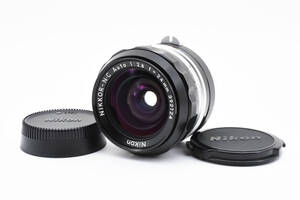 【美品】ニコン 非Ai 1:2.8 f=24mm （ Nikon Nikkor N.C Auto 24mm f/2.8 Non Ai Wide Angle Lens ） #cl0023