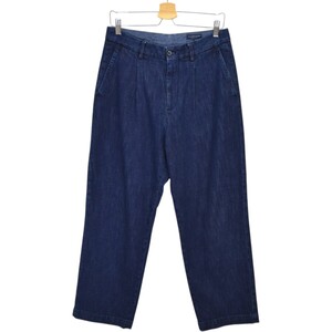 リカルドメッサ RICCARDO METHA DENIM ONE WASH 1TUCK WIDE PANTS ワイドデニムパンツ RM192FW14041 商品番号:8066000256443