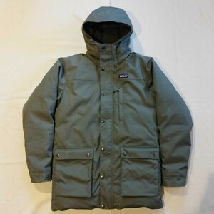 美品 パタゴニア ジャケット キャンバス カーキ アウター アウトドア S メンズ M グリーン オーガニック Patagonia メープル ダウン パーカ