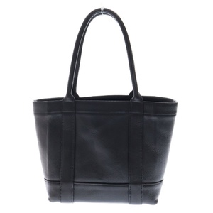 CHROME HEARTS クロムハーツ TOTE MINI スクロールラベル レザートートバッグ ブラック