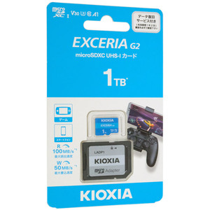 キオクシア microSDXCメモリーカード EXCERIA G2 KMU-B001TBK 1TB [管理:1000028719]