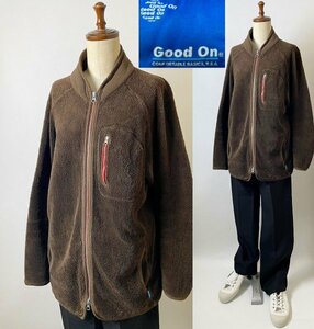 ★【USED品 国内正規品 定価20,680円程度】Good On グッドオン BOA FREEDOM JKT メンズ ボア フリーダム フリース ジャケット M ブラウン系