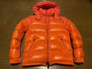 【正規輸入品】使用極少 定価300,300円 モンクレール マヤ オレンジ サイズ0 Moncler Maya 管32