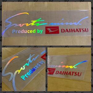 DAIHATSU レインボーメッキ新品ステッカー 2枚