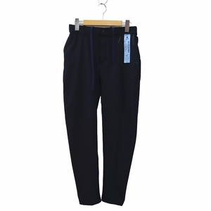 未使用品 le coq sportif LCS Plumeクロス AIR STYLISH PANTS LCS プリューム クロス エア スタイリッシュ パンツ スポーツウェア L NAVY